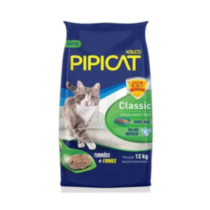 Areia Higiênica Pipicat Classic 12kg