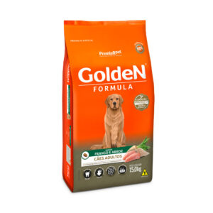 Ração Golden Fórmula para Cães Adultos Sabor Frango e Arroz 15kg