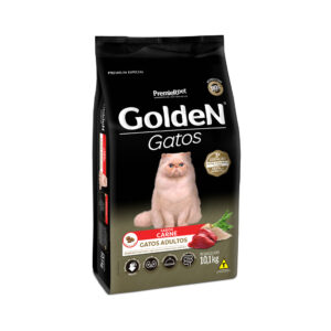Ração Golden para Gatos Adultos Sabor Carne 10,1kg