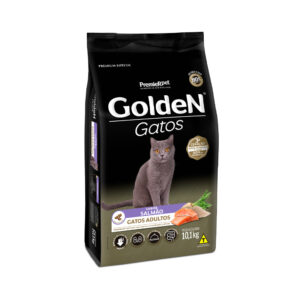 Ração Golden para Gatos Adultos Sabor Salmão 10,1kg