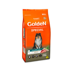 Ração Golden Special para Cães Adultos de Porte Pequeno Sabor Frango e Carne 15kg