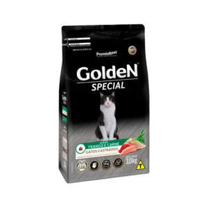 Ração Golden Special para Gatos Castrados Sabor Frango e Carne 3kg
