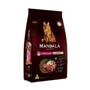 Ração Mandala para Gatos Adultos Sabor Frango e Carne 10,1kg