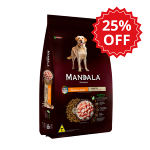 Ração Mandala para Cães Adultos Sabor Frango e Arroz 10,1kg