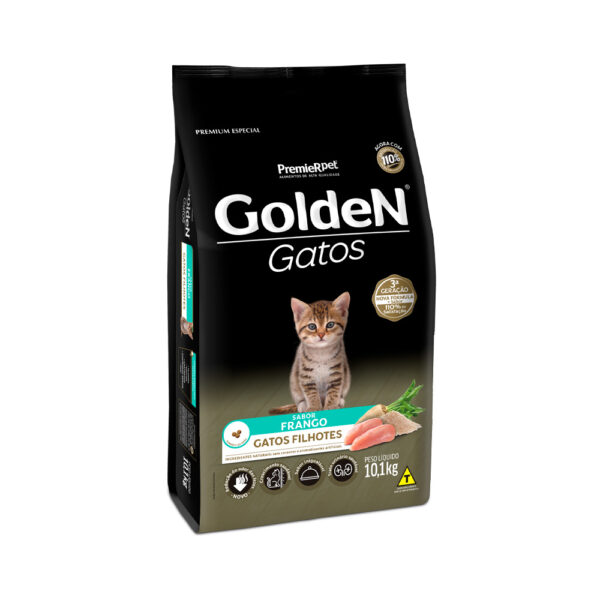 Ração Golden para Gatos Filhotes Sabor Frango 10,1kg