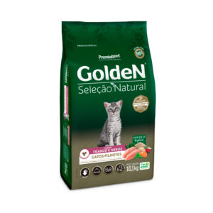 Ração Golden Seleção Natural para Gatos Filhotes Sabor Frango e Arroz 10,1kg