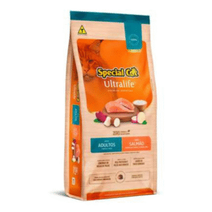 Ração Special Cat Ultralife para Gatos Adultos Sabor Salmão e Arroz 10,1kg