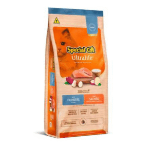Ração Special Cat Ultralife para Gatos Filhotes Sabor Salmão e Arroz 10,1kg