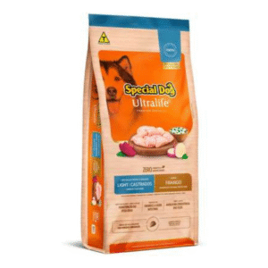 Ração Special Dog Ultralife Light para Cães de Raças Médias e Grandes Sabor Frango e Arroz 15kg