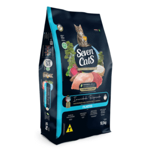Seven Cats para Gatos Filhotes Sabor Frango e Carne 10,1kg