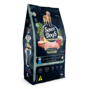 Seven Dogs para Cães Sênior de Porte Médio e Grande Sabor Frango, Batata-Doce e Beterraba 14kg