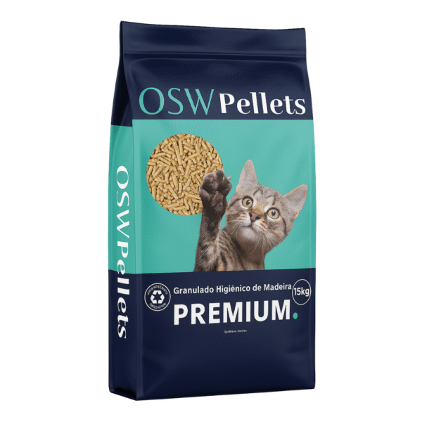 Granulado Higiênico OSW Pellets Premium 15kg