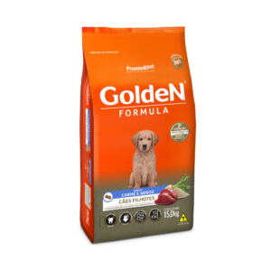 Ração Golden Fórmula para Cães Filhote Sabor Carne e Arroz 15kg