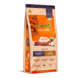 Ração Special Dog Ultralife Sênior para Cães de Raças Pequenas Sabor Frango e Arroz 3kg