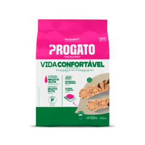 Areia Higiênica Biodedradável Progato Vida Confortável 4kg