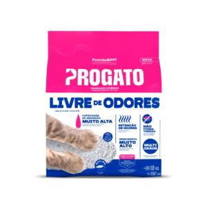 Areia Higiênica Progato Livre de Odores 1,8kg