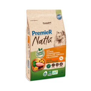 Ração Premier Nattu para Cães Adultos de Porte Pequeno Sabor Mandioquinha 10,1 kg