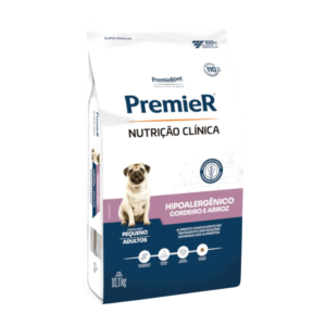 Ração Premier Nutrição Clínica Hipoalergênico para Cães de Pequeno Porte Cordeiro e Arroz 10,1kg