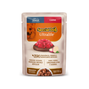 Sachê Special Dog Ultralife para Cães Sênior Carne 100g