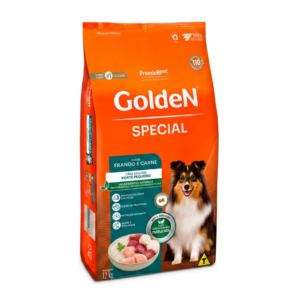 Ração Golden Special para Cães Adultos de Porte Pequeno Sabor Frango e Carne 12kg