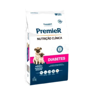 Ração Premier Nutrição Clínica Diabetes Cães Adultos e Filhotes de Porte Pequeno 10,1kg